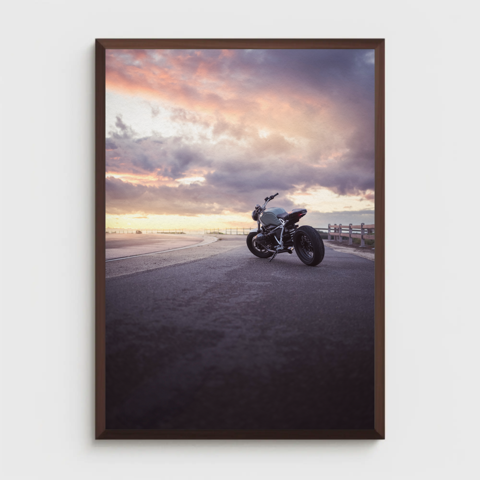 BMW R nine T Motorcycle Poster #002 - Throttle Designs