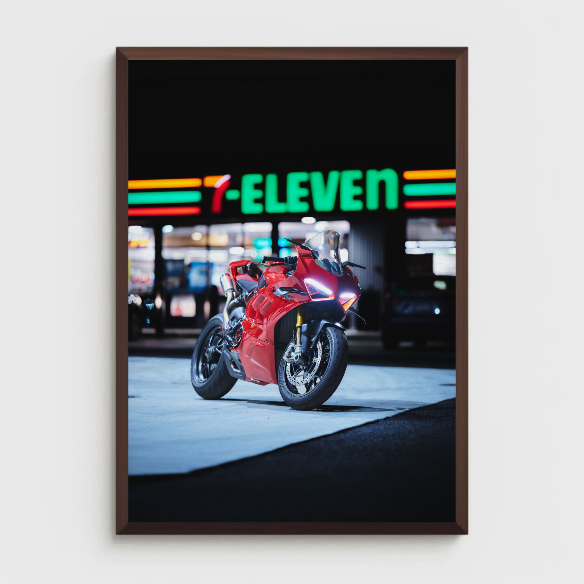 Ducati Panigale V4S Motorcycle Poster #006 - Throttle Designs