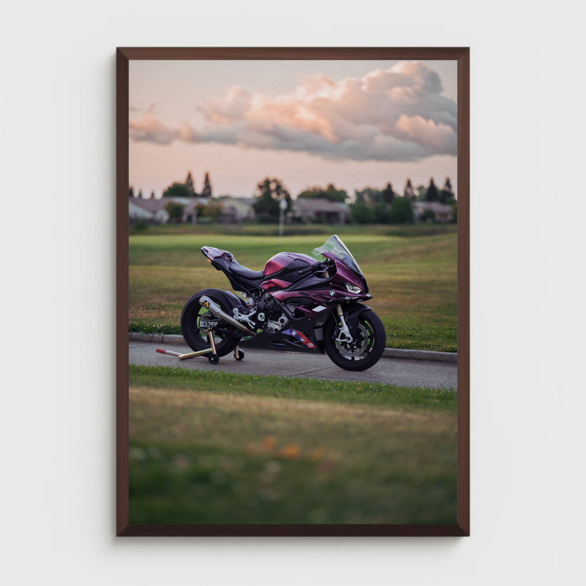 BMW S1000RR Motorcycle Poster #085 - Throttle Designs