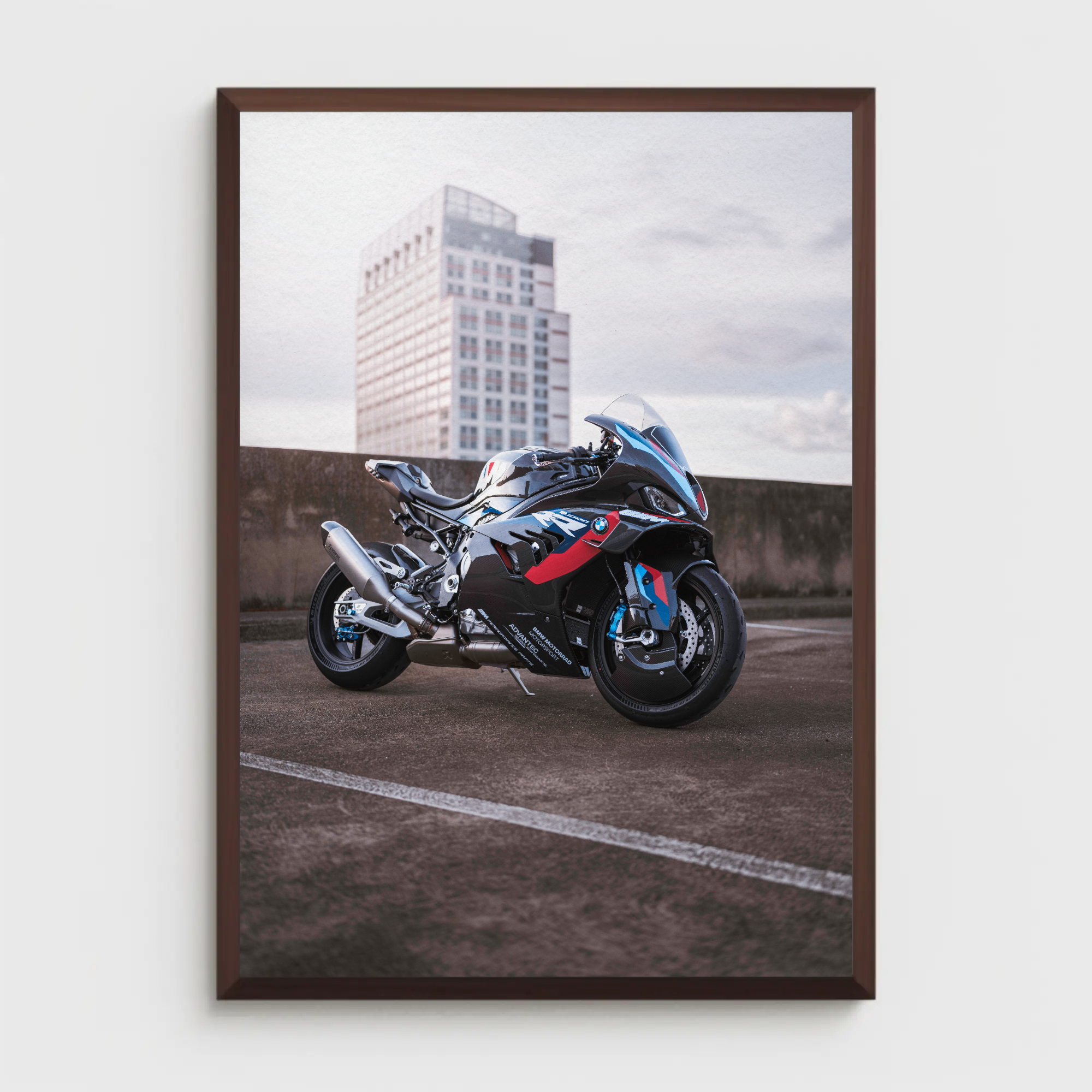 BMW M1000RR Motorcycle Poster #005 - Throttle Designs