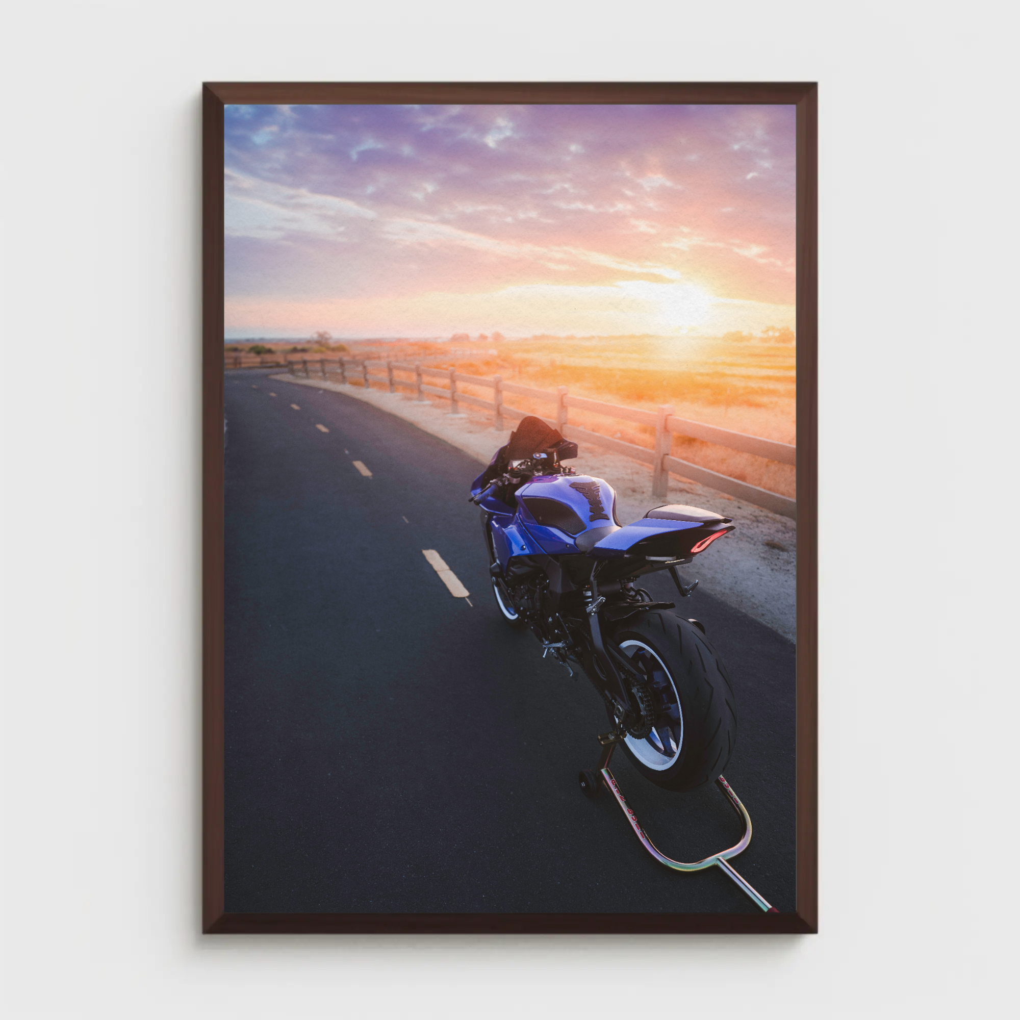 Yamaha R1 Motorcycle Poster #029 - Throttle Designs