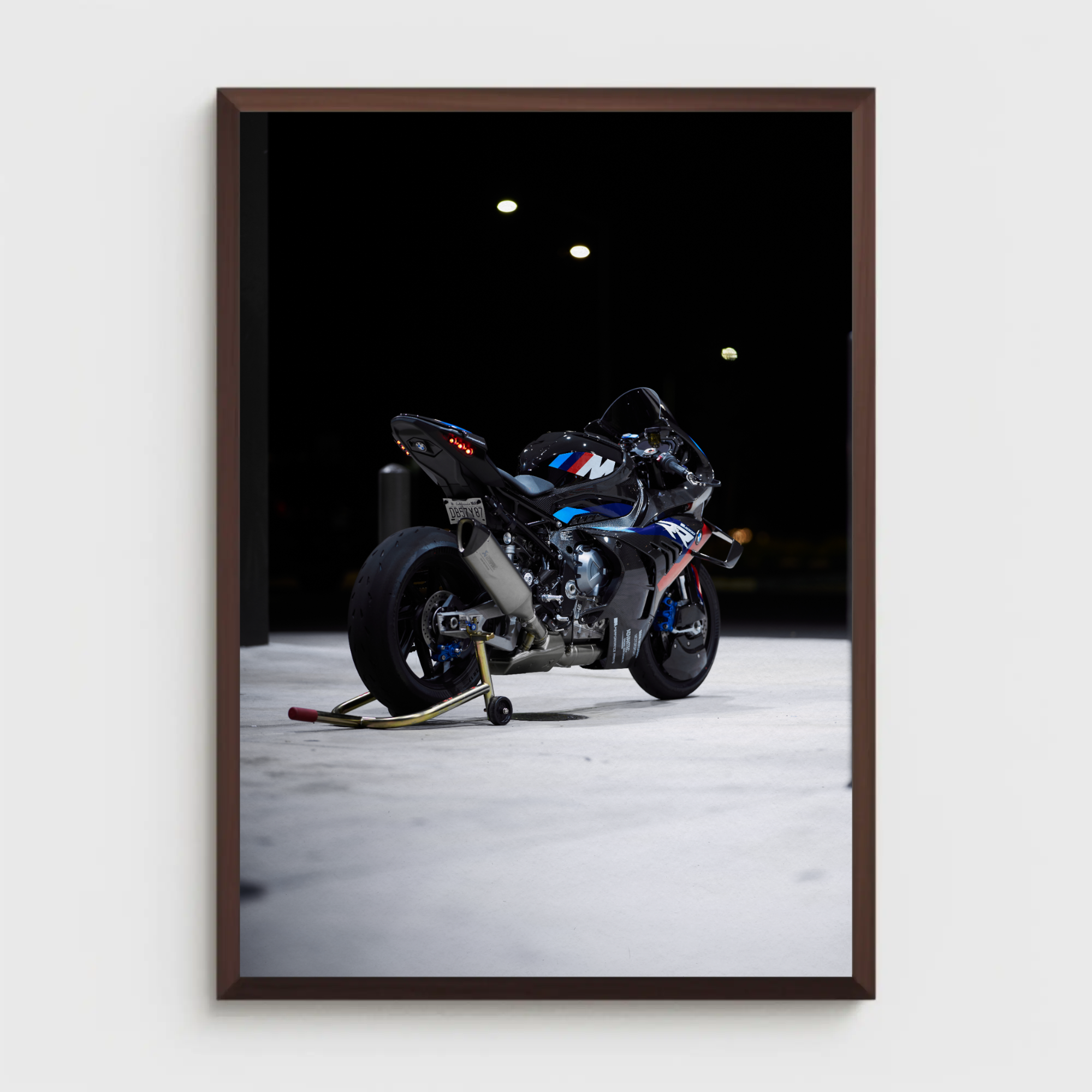 BMW M1000RR Motorcycle Poster #018 - Throttle Designs