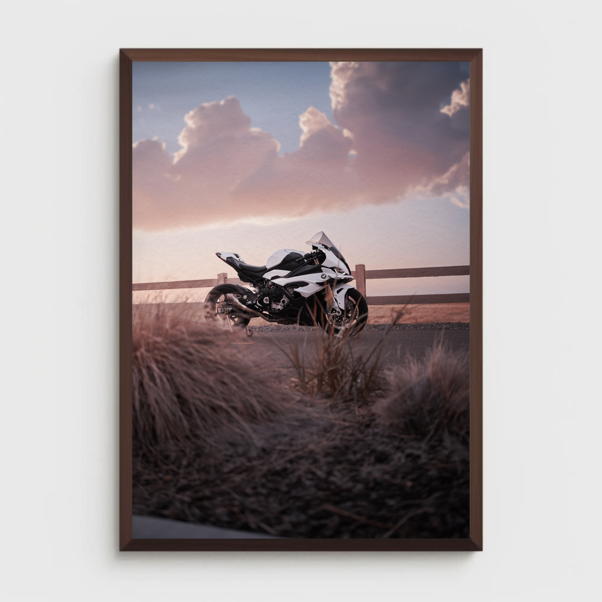 BMW S1000RR Motorcycle Poster #156 - Throttle Designs