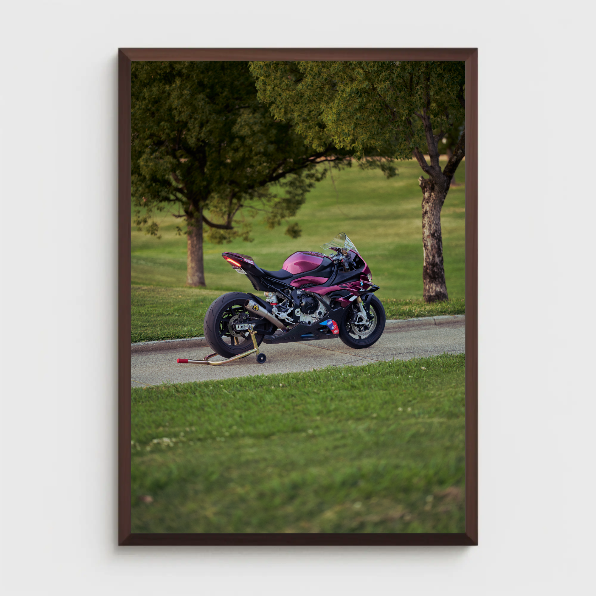 BMW S1000RR Motorcycle Poster #083 - Throttle Designs