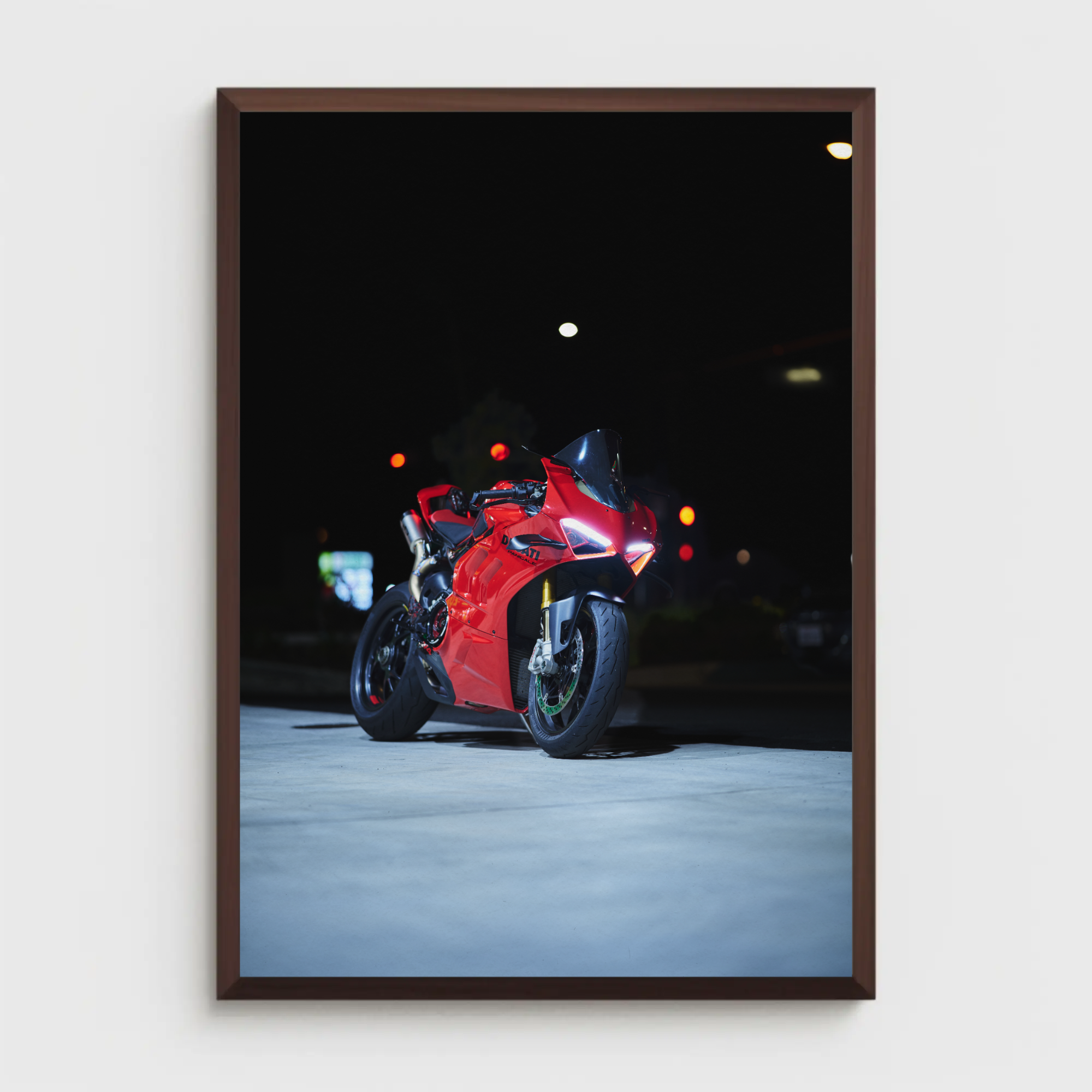 Ducati Panigale V4S Motorcycle Poster #005 - Throttle Designs