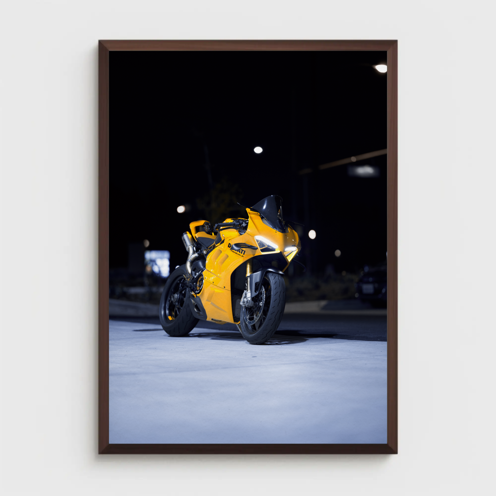 Ducati Panigale V4S Motorcycle Poster #004 - Throttle Designs