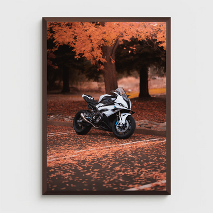 BMW S1000RR Motorcycle Poster #109 - Throttle Designs