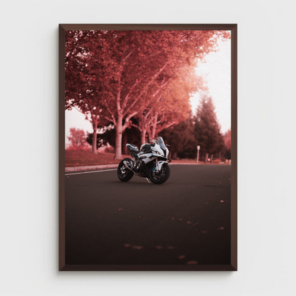 BMW S1000RR Motorcycle Poster #138 - Throttle Designs