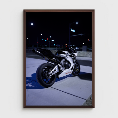 Honda CBR600RR Motorcycle Poster #005 - Throttle Designs