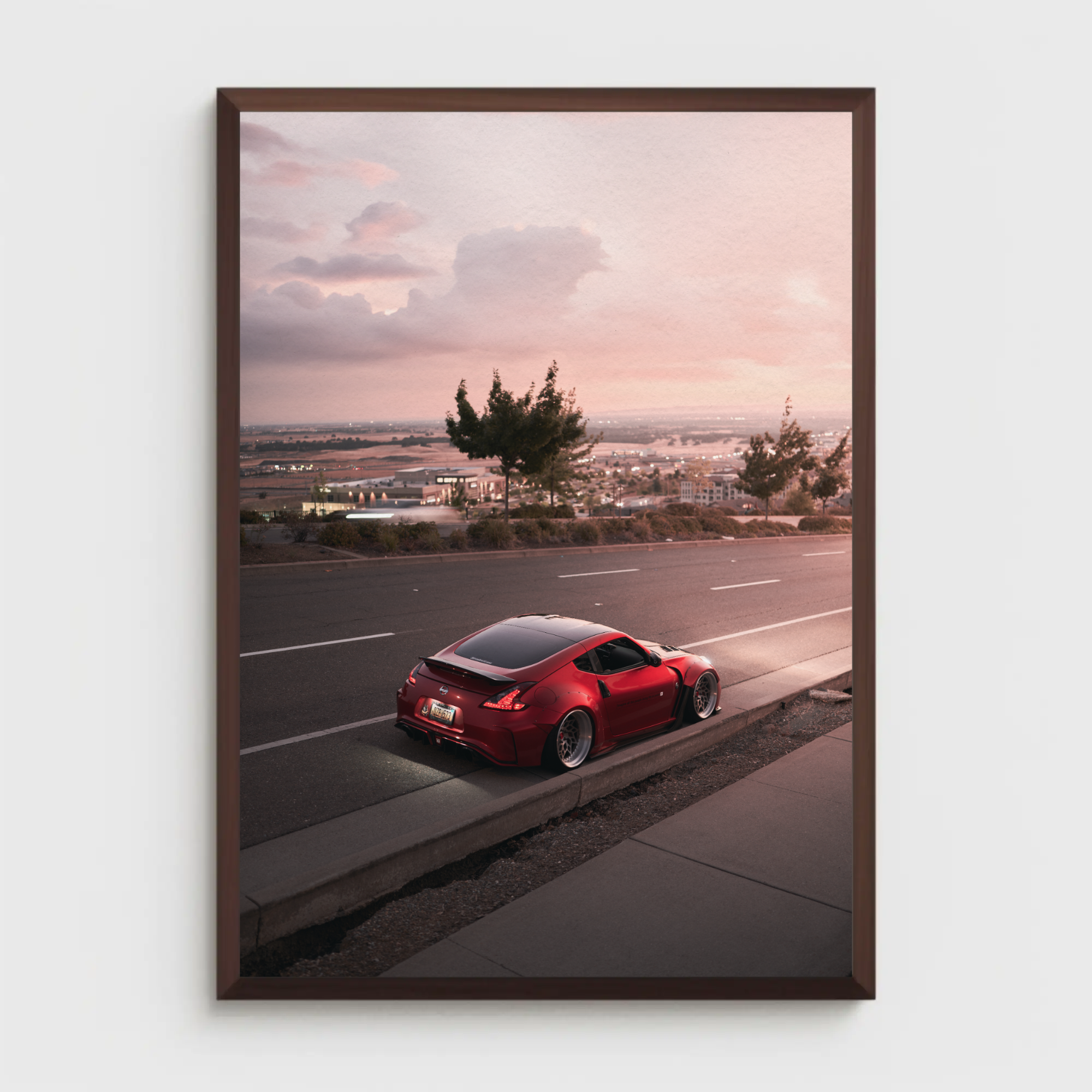 Nissan 370z Automotive Car Poster #020 - Throttle Designs