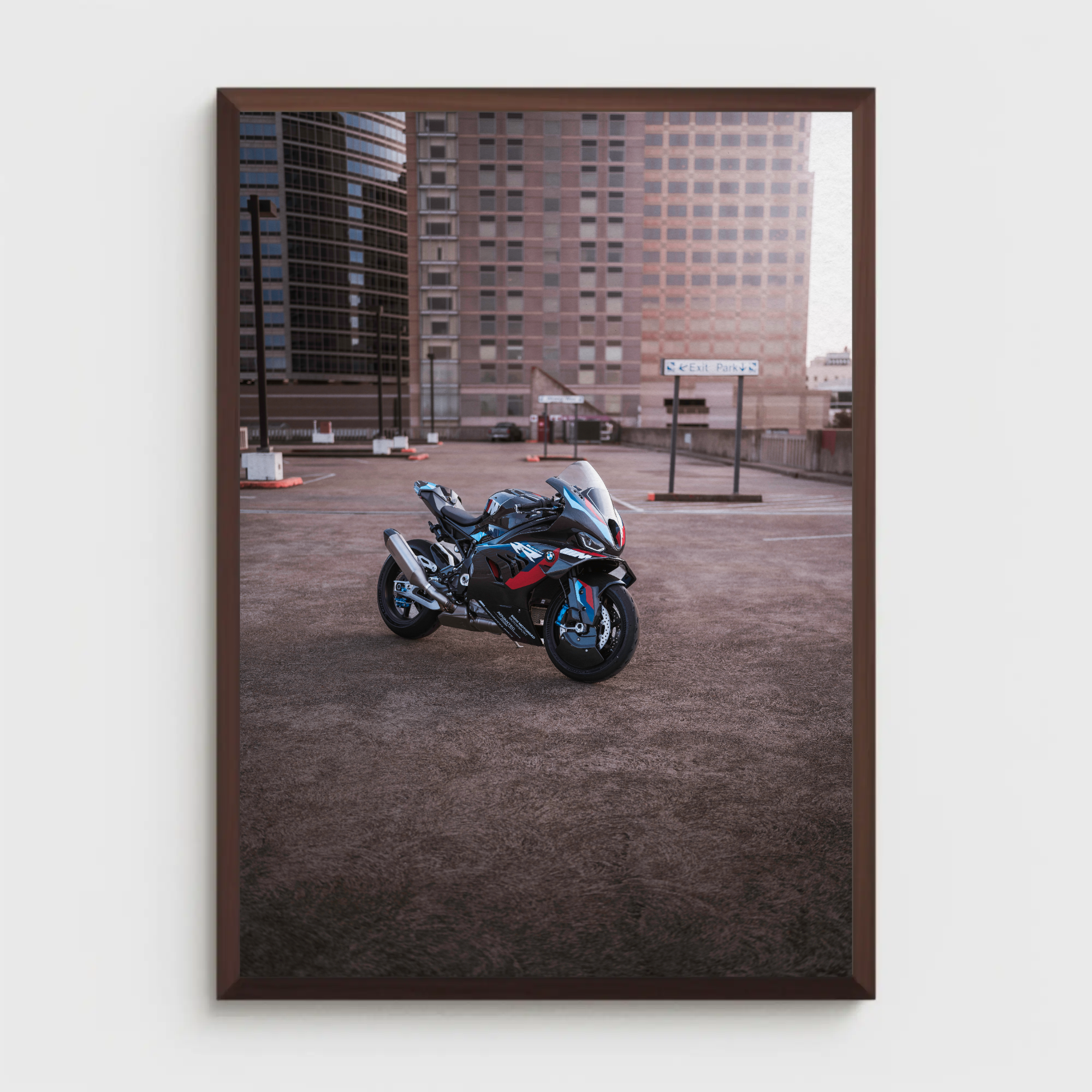 BMW M1000RR Motorcycle Poster #004 - Throttle Designs