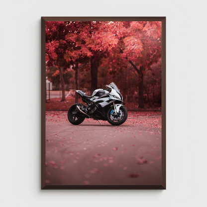 BMW S1000RR Motorcycle Poster #128 - Throttle Designs