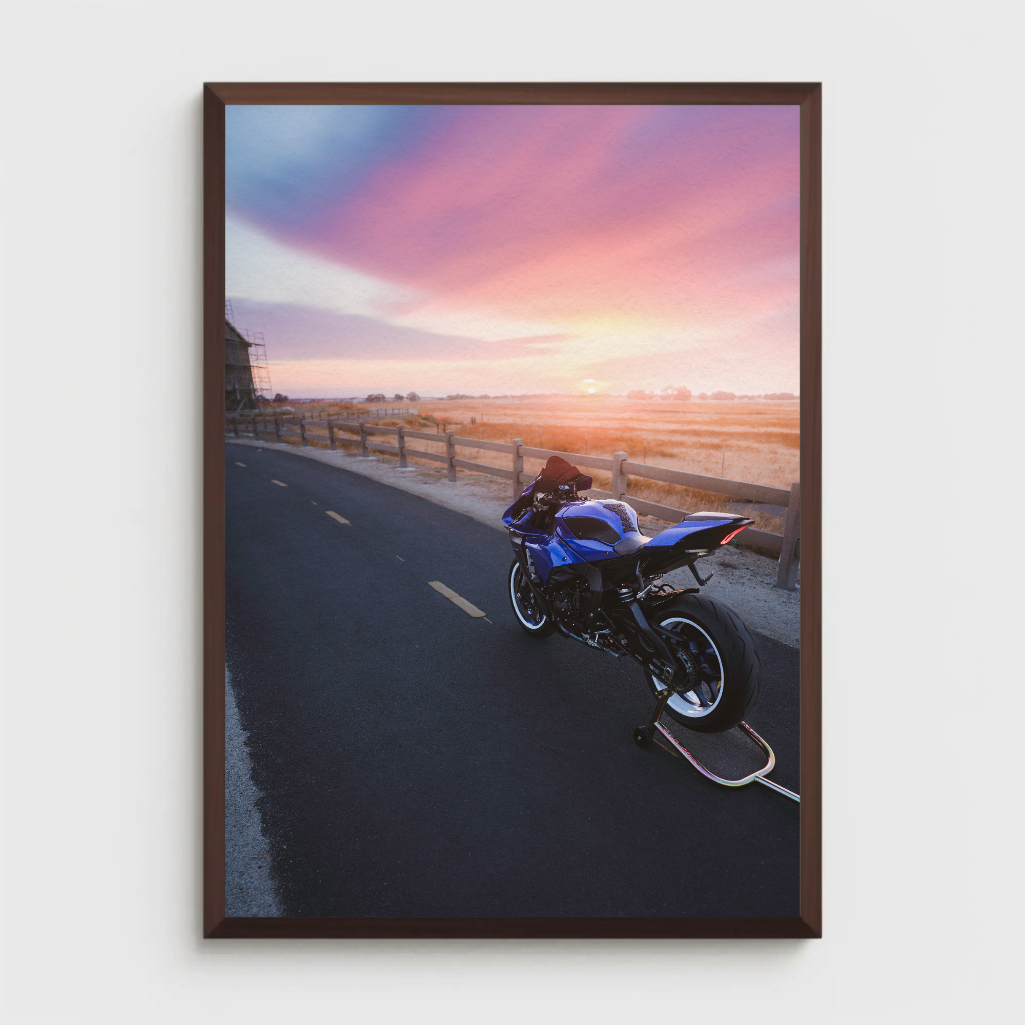 Yamaha R1 Motorcycle Poster #025 - Throttle Designs