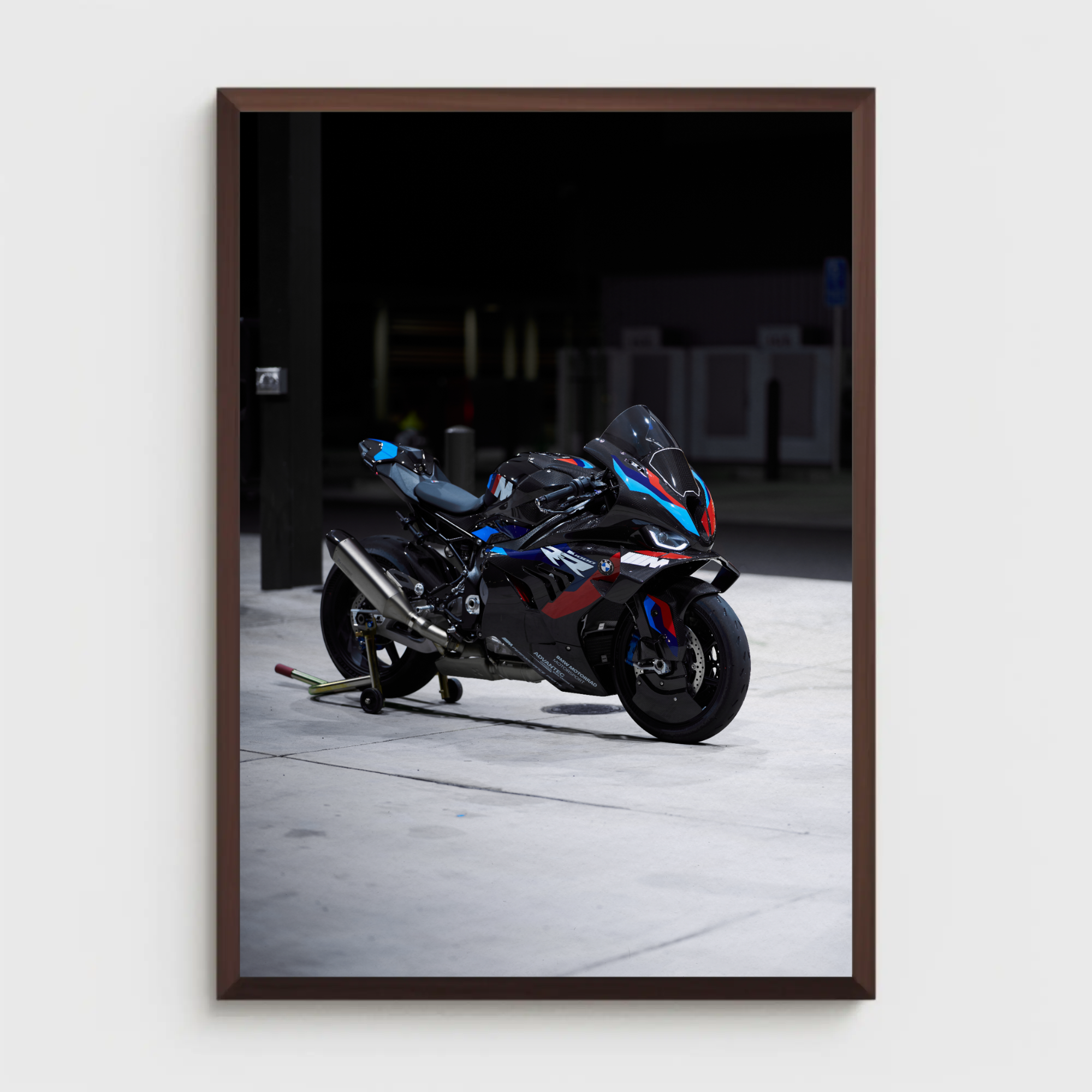 BMW M1000RR Motorcycle Poster #019 - Throttle Designs