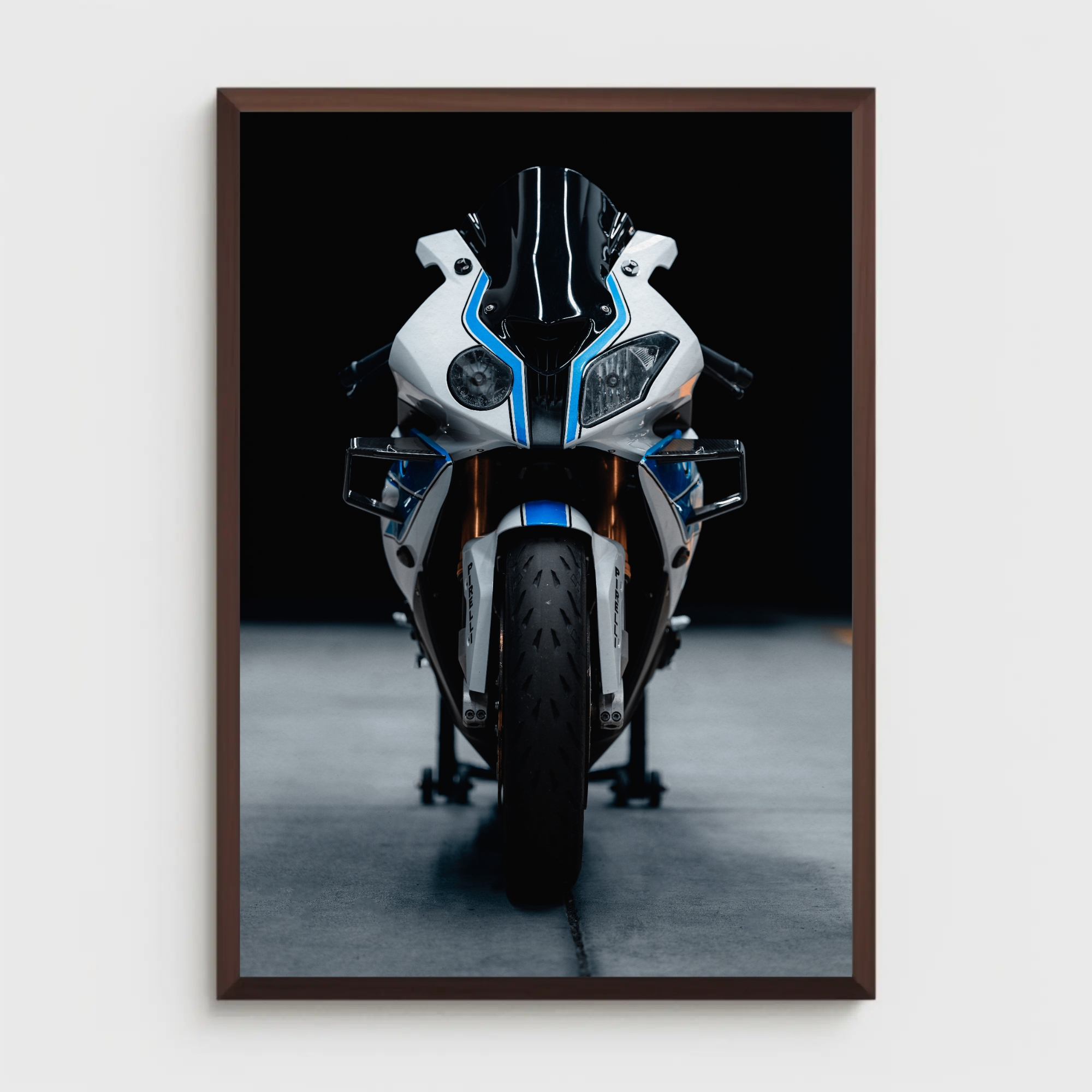 BMW S1000RR HP4 Motorcycle Poster #013 - Throttle Designs