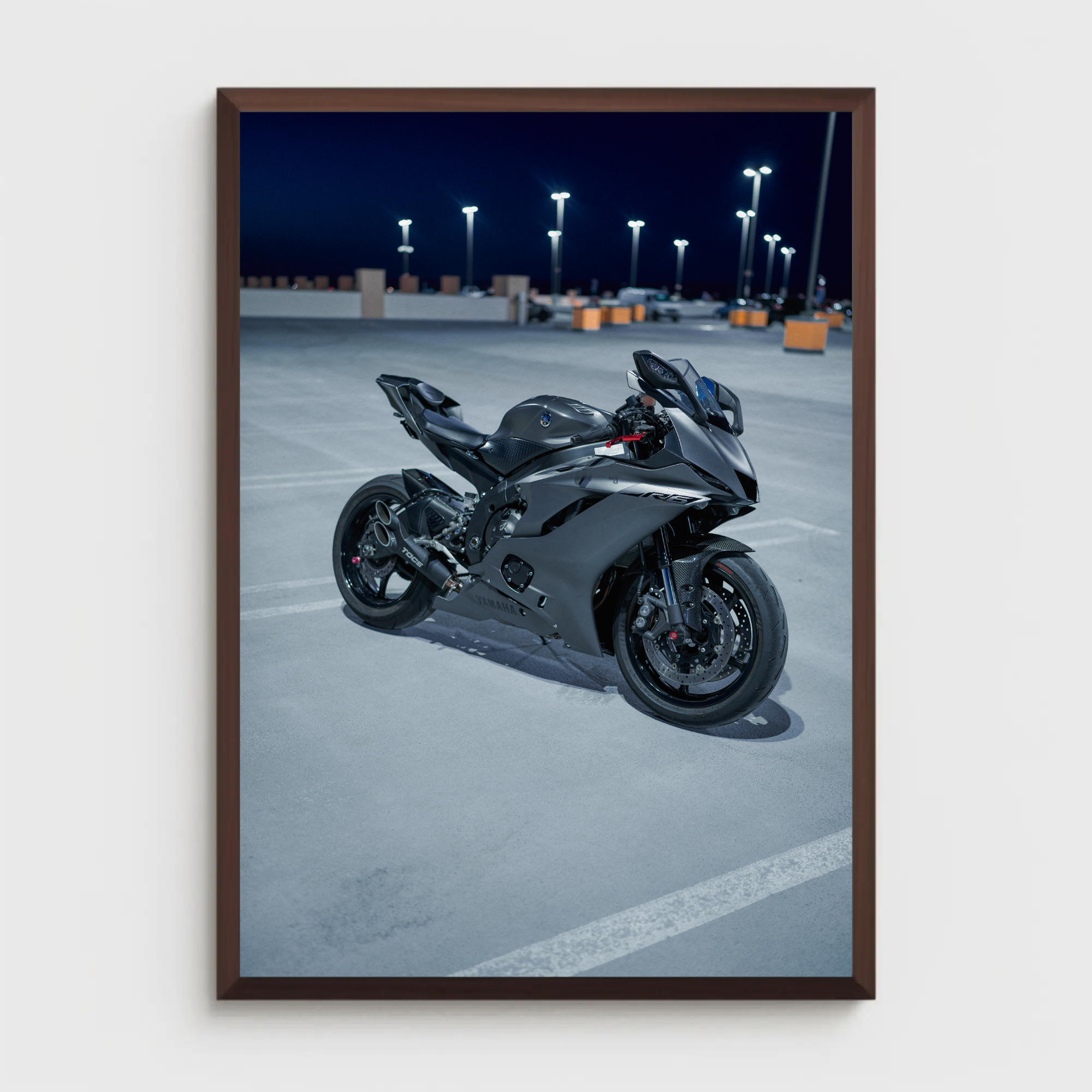 Yamaha R6 Motorcycle Poster #002 - Throttle Designs