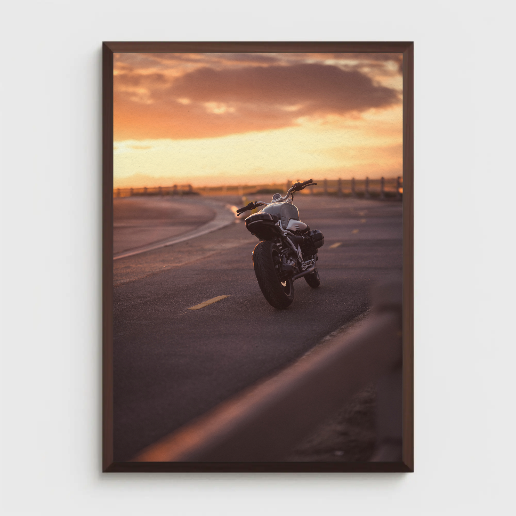 BMW R nine T Motorcycle Poster #005 - Throttle Designs