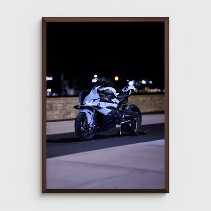 BMW S1000RR Motorcycle Poster #141 - Throttle Designs