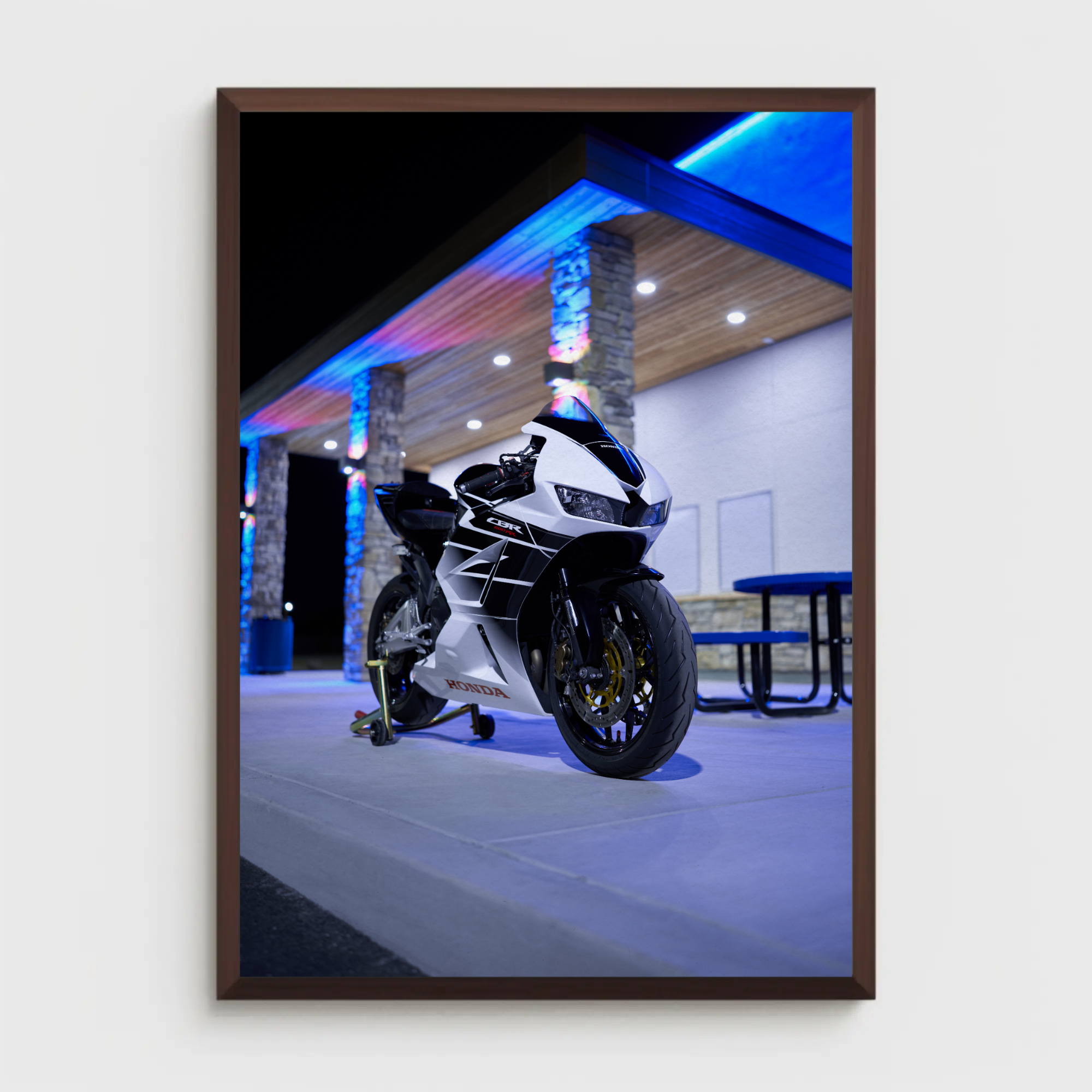 Honda CBR600RR Motorcycle Poster #006 - Throttle Designs