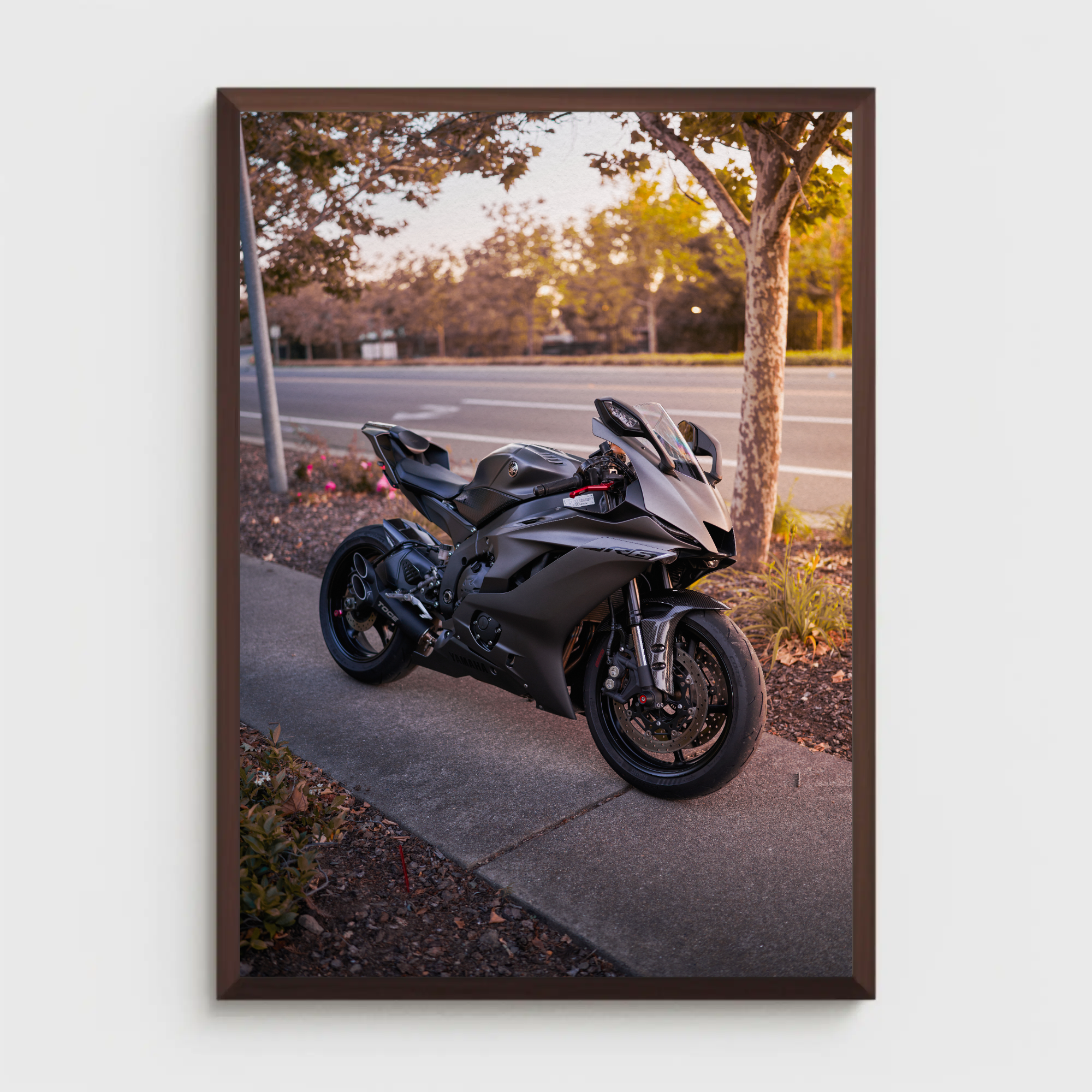 Yamaha R6 Motorcycle Poster #005 - Throttle Designs