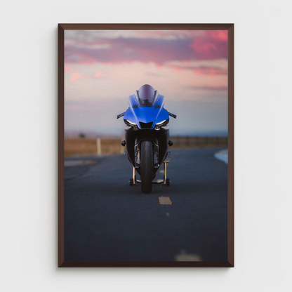 Yamaha R1 Motorcycle Poster #022 - Throttle Designs