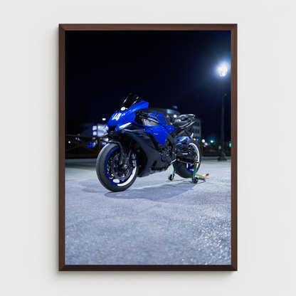 Yamaha R1 Motorcycle Poster #040 - Throttle Designs