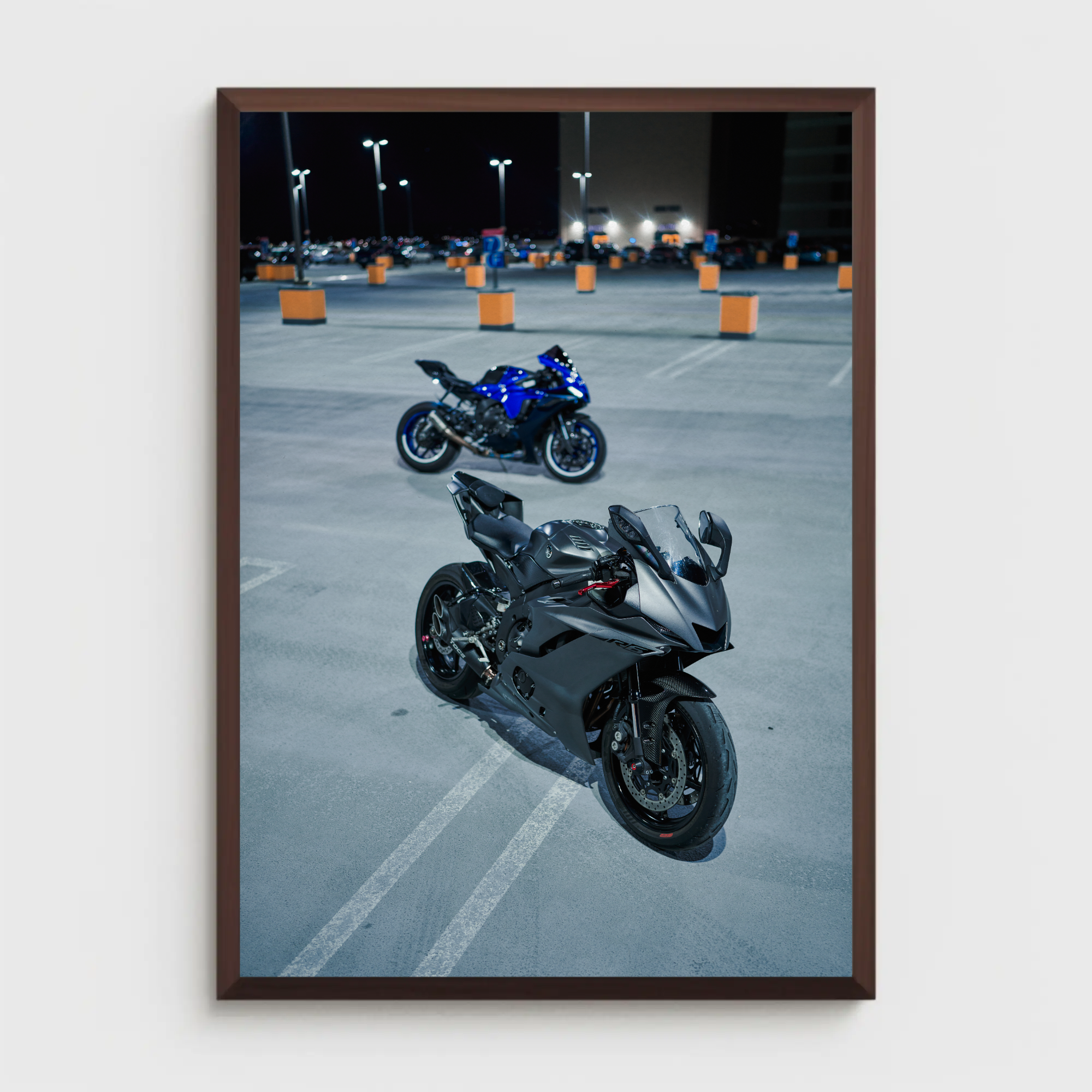 Yamaha R1 and R6 Motorcycle Poster #001 - Throttle Designs