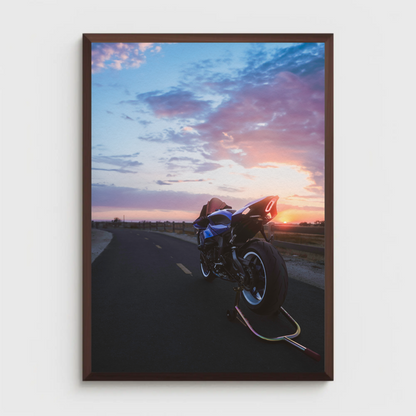 Yamaha R1 Motorcycle Poster #027 - Throttle Designs