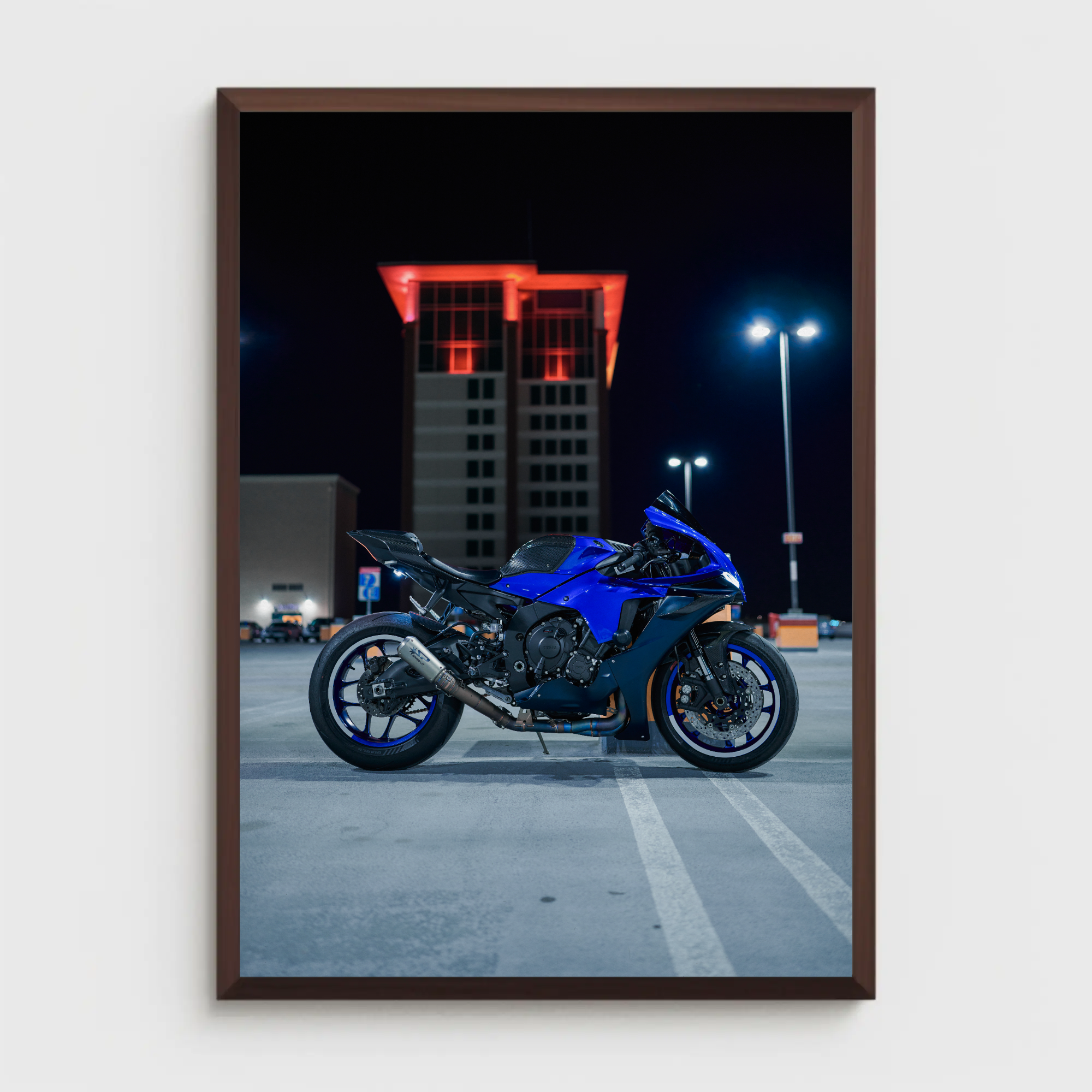 Yamaha R1 Motorcycle Poster #016 - Throttle Designs