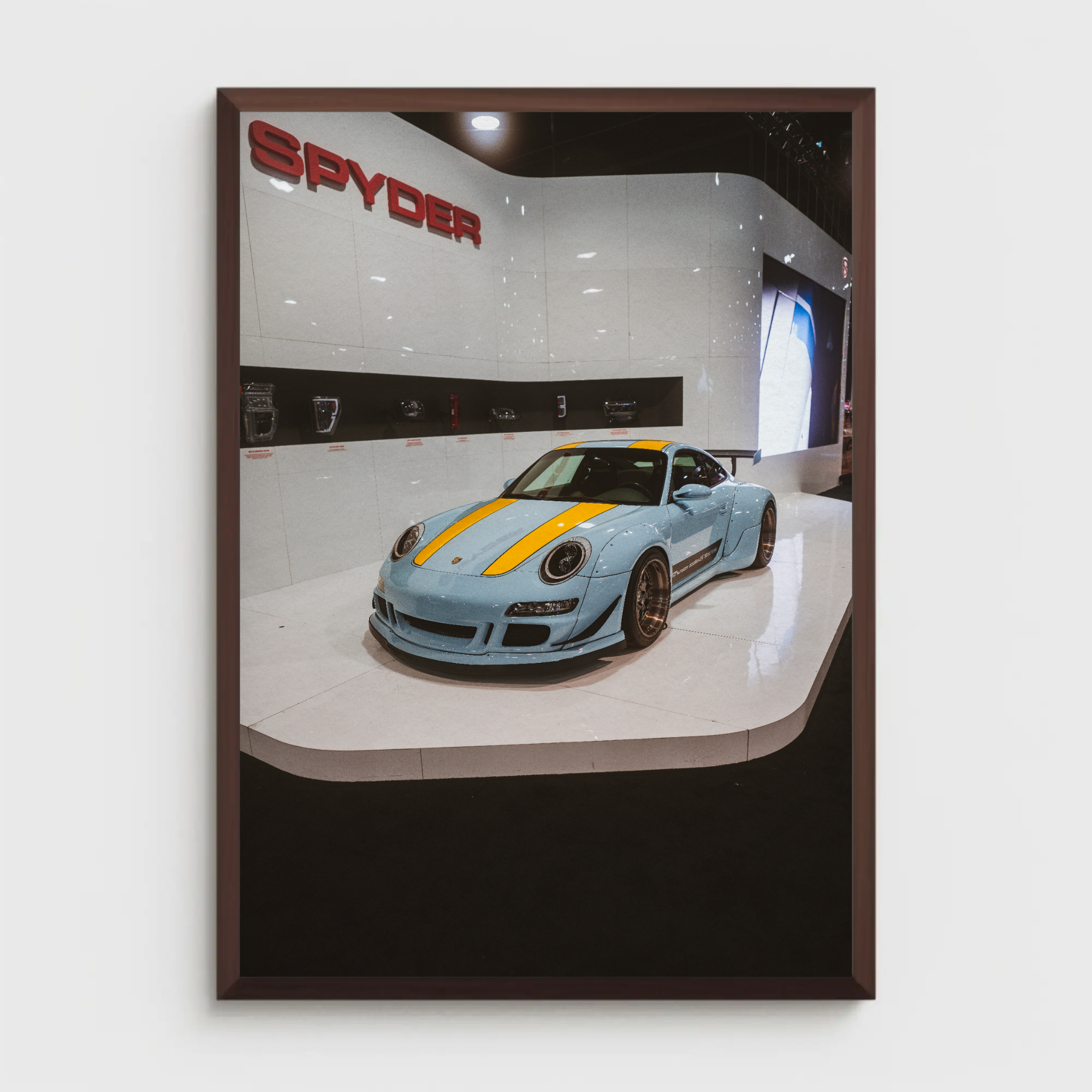 Porsche 911 Carrera 4 Automotive Car Poster #005 - Throttle Designs