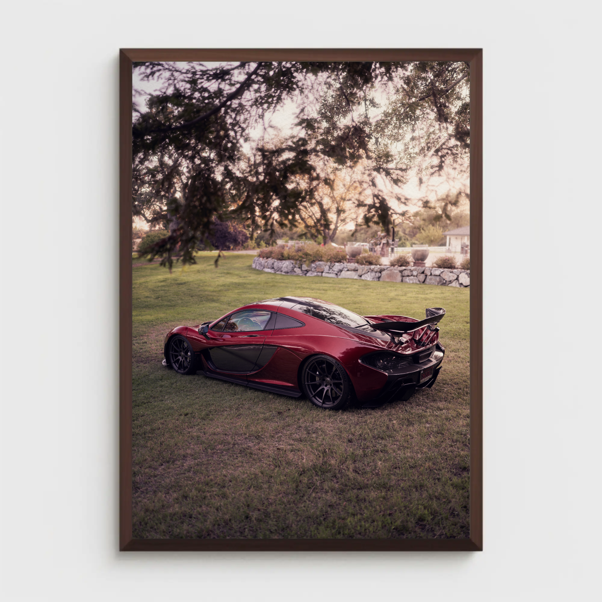 McLaren P1 Automotive Car Poster #001 - Throttle Designs