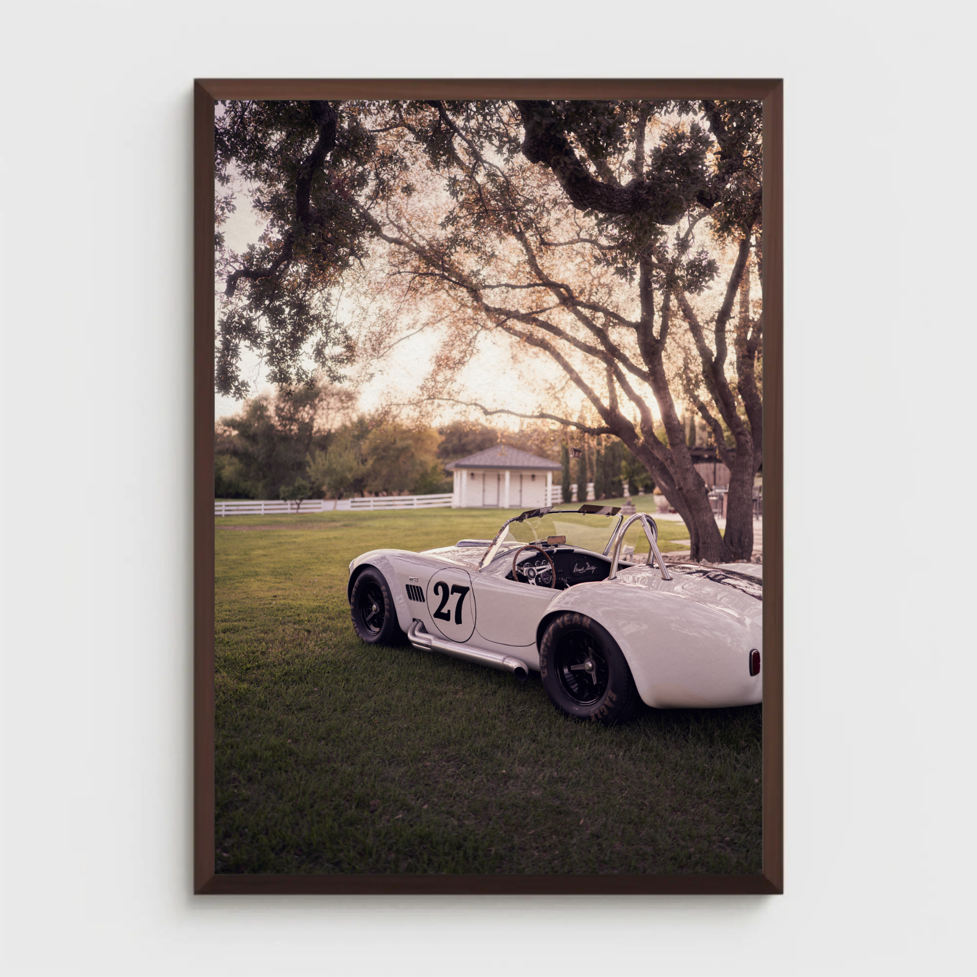 Shelby Cobra Automotive Car Poster #002 - Throttle Designs