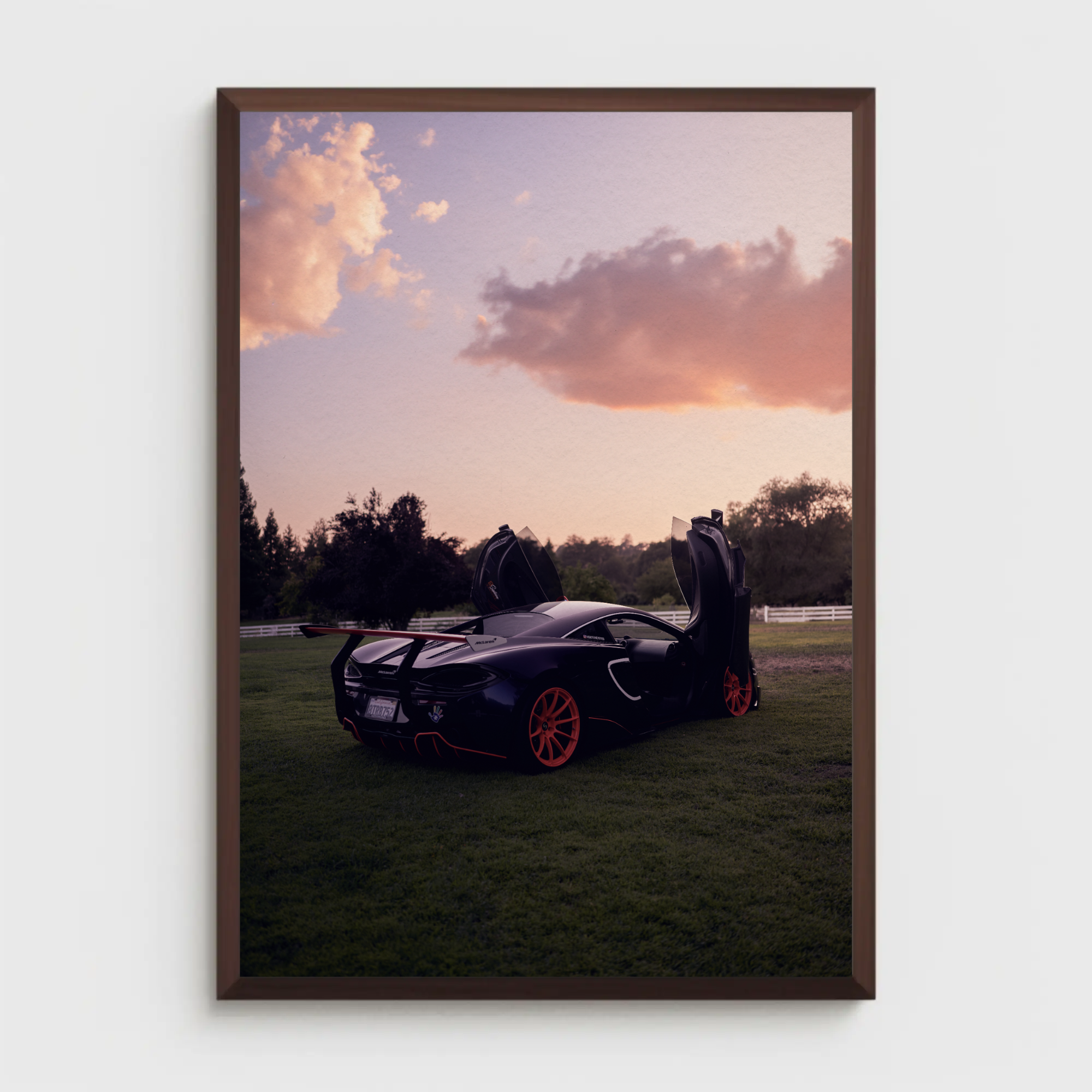 McLaren 570s Automotive Car Poster #002 - Throttle Designs