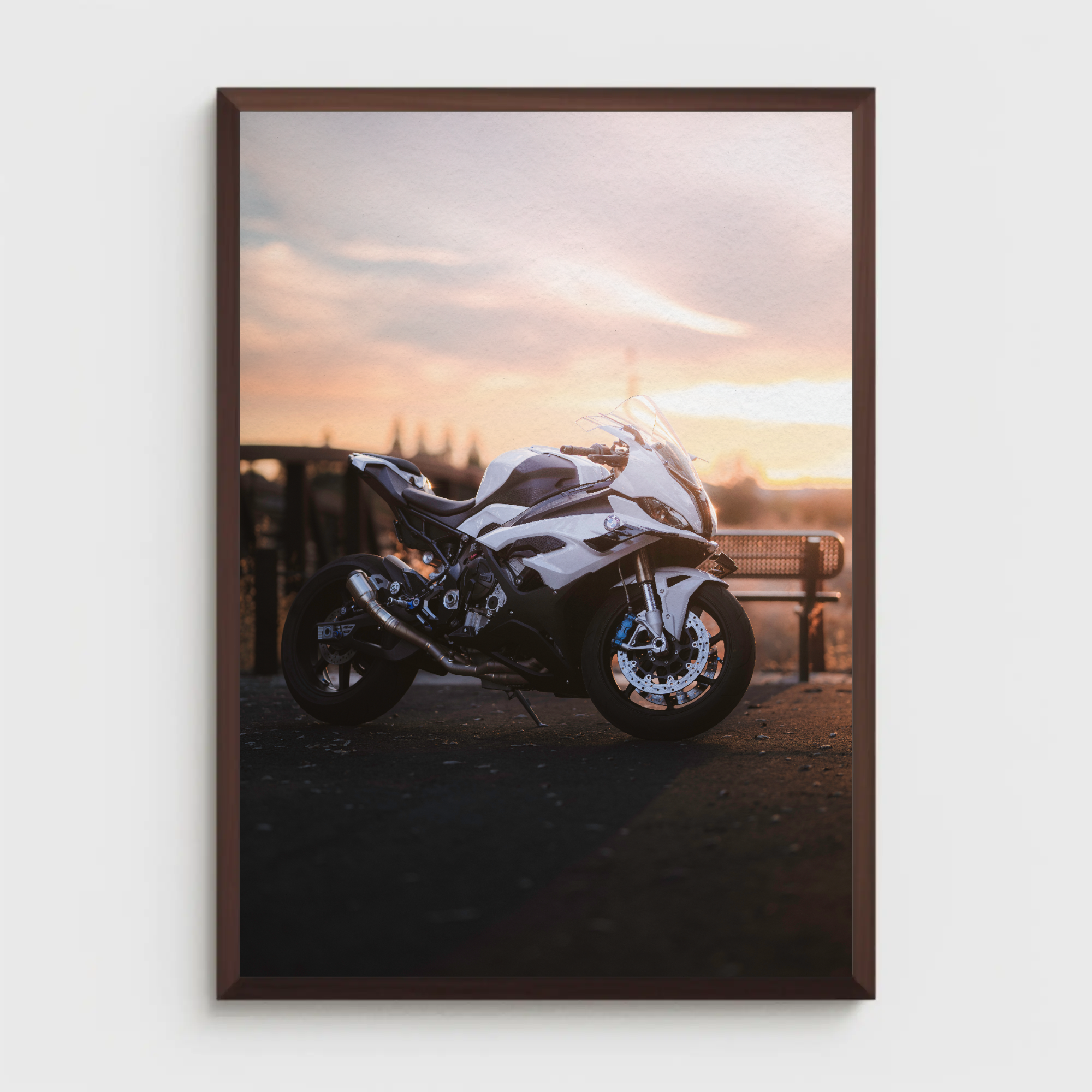 BMW S1000RR Motorcycle Poster #004 - Throttle Designs