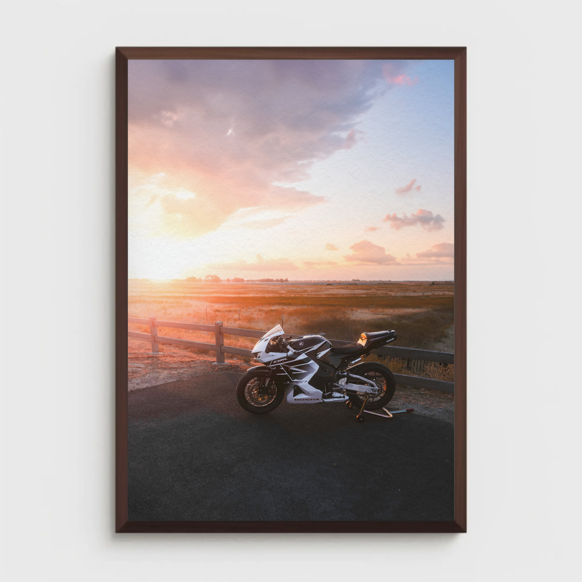 Honda CBR600RR Motorcycle Poster #003 - Throttle Designs