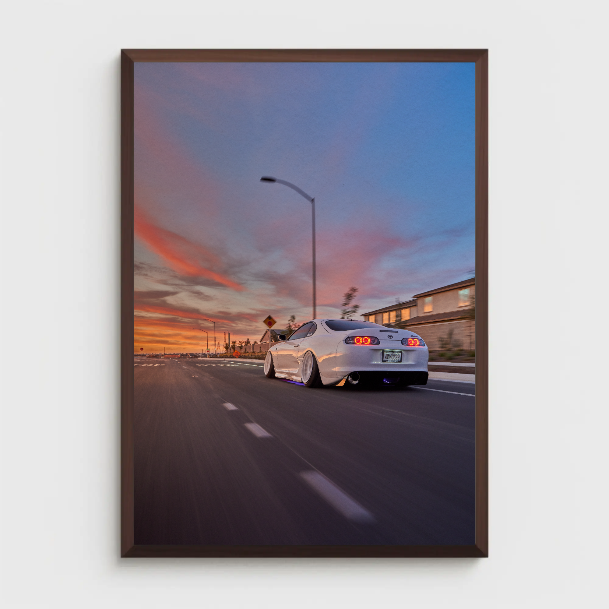 Toyota Supra MK4 Automotive Car Poster #039 - Throttle Designs