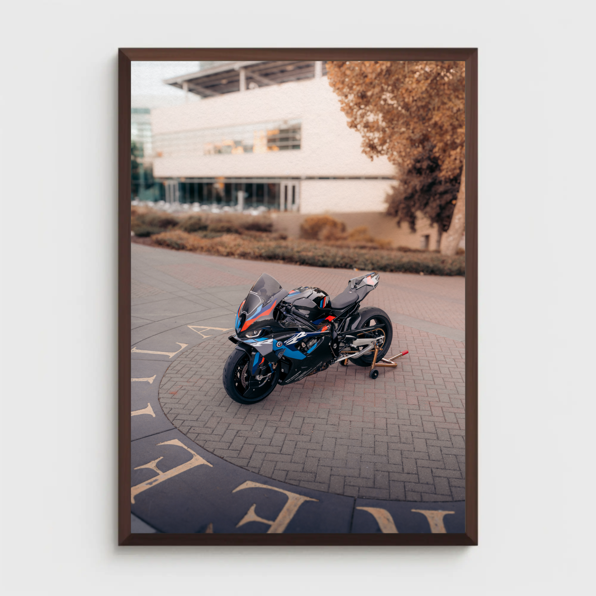 BMW M1000RR Motorcycle Art Print #020 - Premium Decor for Bikers - Throttle Designs