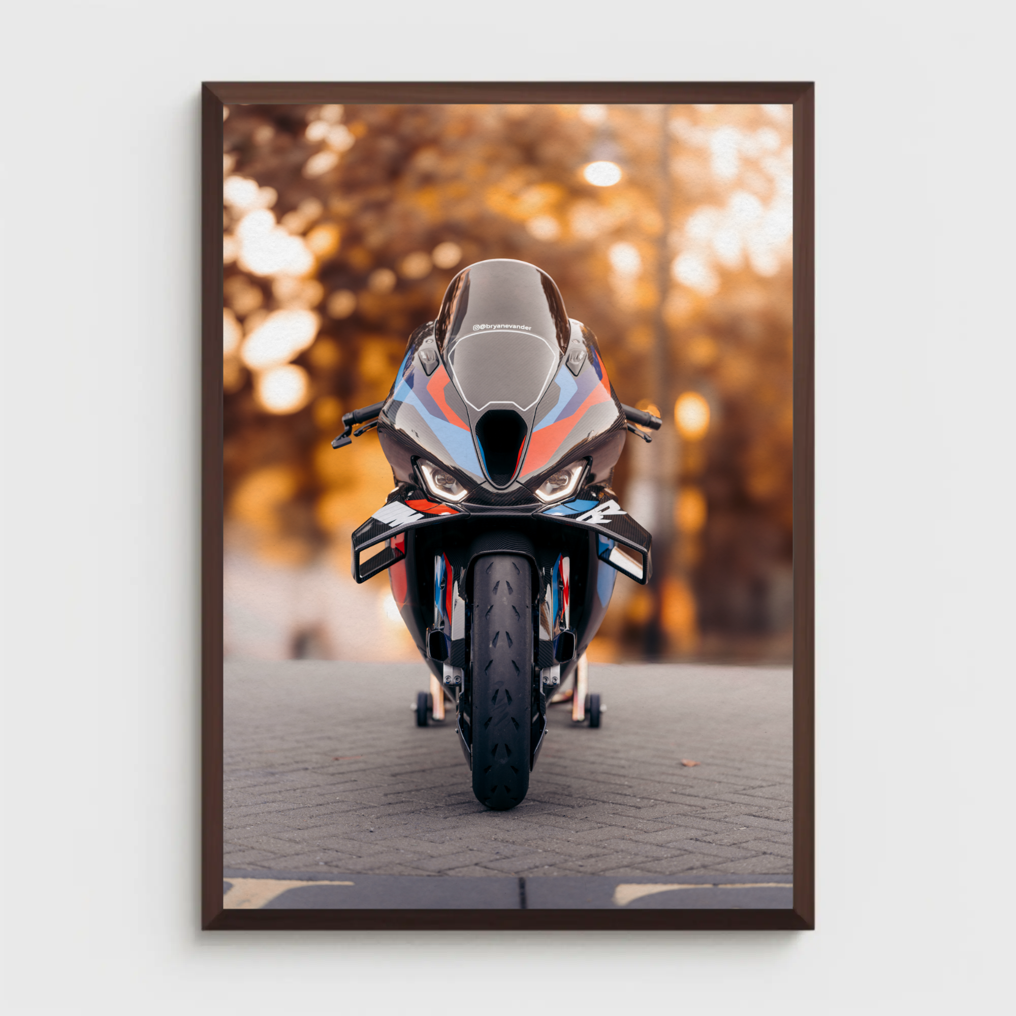 BMW M1000RR Motorcycle Art Print #022 - Premium Wall Decor for Enthusiasts - Throttle Designs