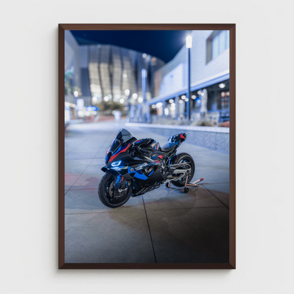 BMW M1000RR Motorcycle Wall Art #028 - Stunning Décor for Enthusiasts - Throttle Designs