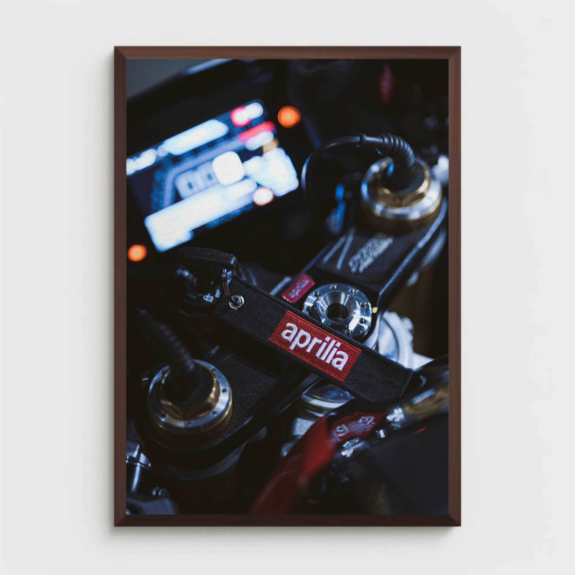 Aprilia RSV4 1100 Factory Motorcycle Poster #008 - Throttle Designs