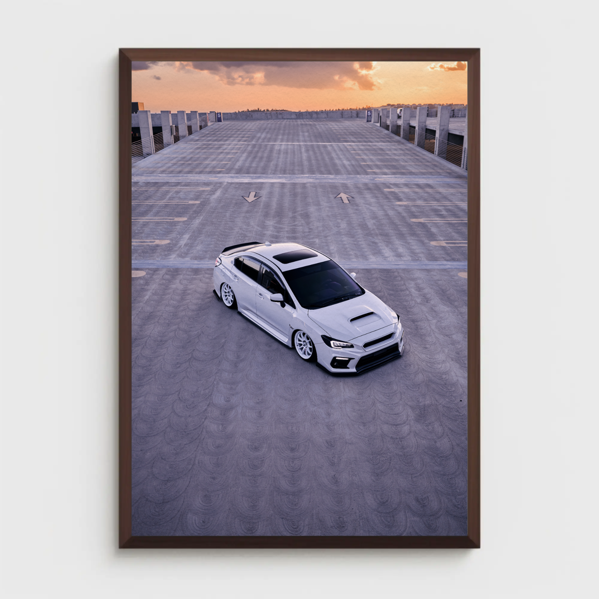 Subaru WRX Automotive Car Poster #031 - Throttle Designs