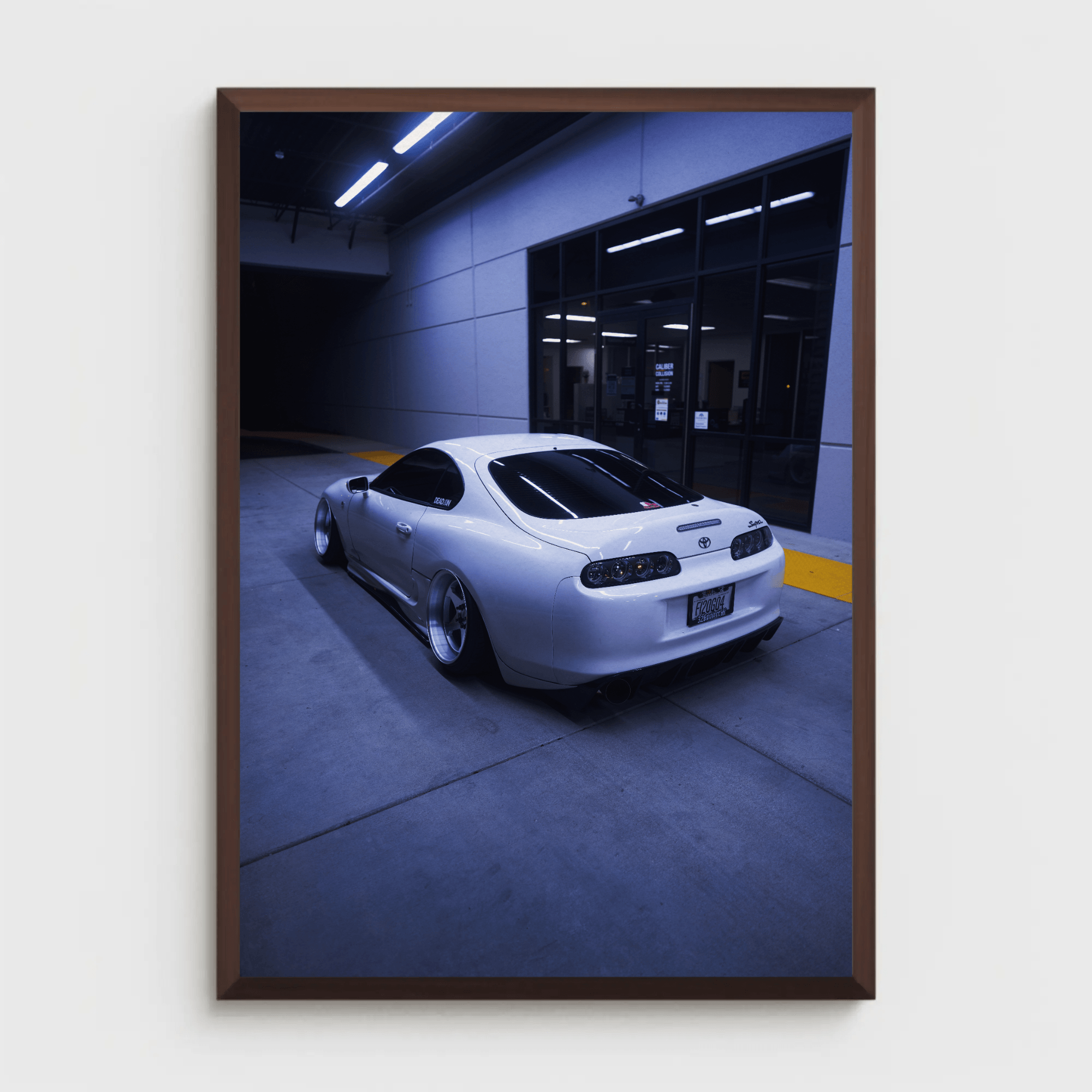 Toyota Supra MK4 Automotive Car Poster #012 - Throttle Designs