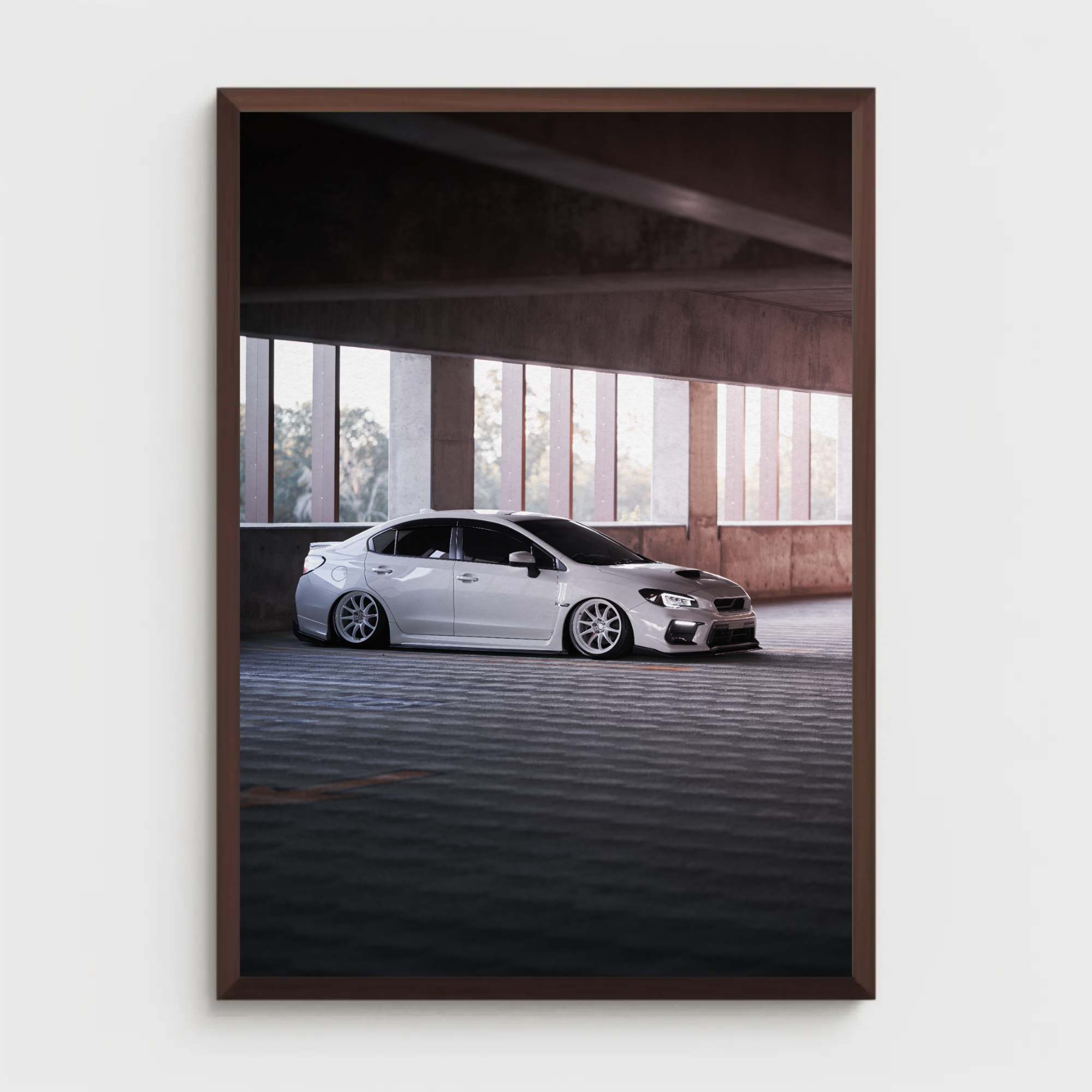 Subaru WRX Automotive Car Poster #024 - Throttle Designs