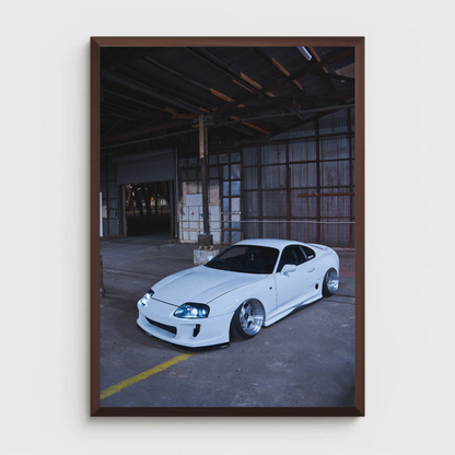 Toyota Supra MK4 Automotive Car Poster #018 - Throttle Designs