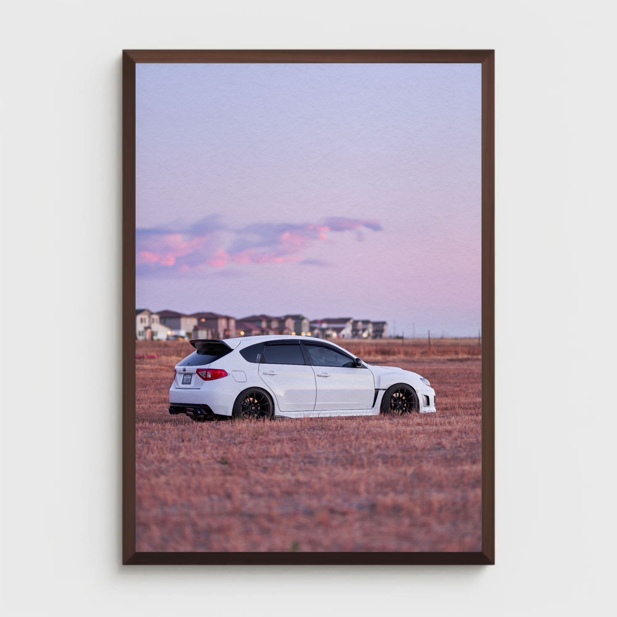 Subaru WRX STI Automotive Car Poster #022 - Throttle Designs