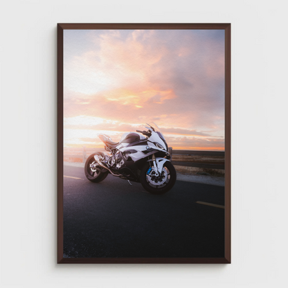 BMW S1000RR Motorcycle Poster #019 - Throttle Designs