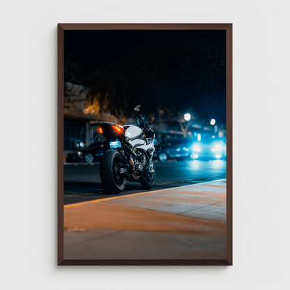 BMW S1000RR Motorcycle Poster #032 - Throttle Designs