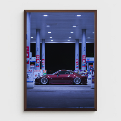 Nissan 350z Automotive Car Poster #006 - Throttle Designs