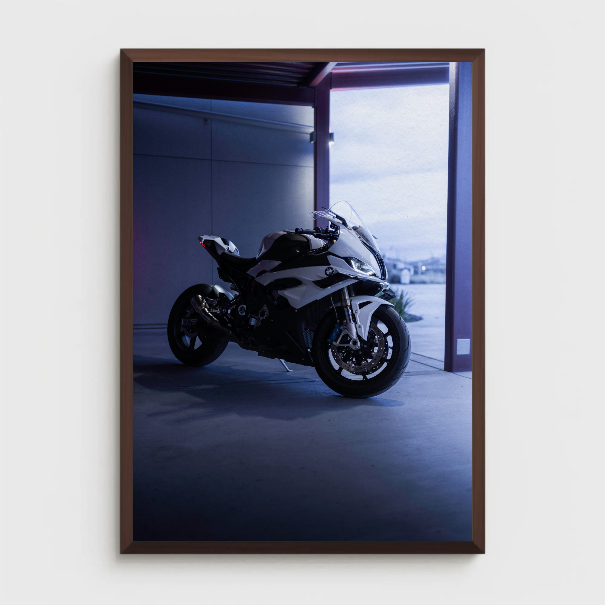 BMW S1000RR Motorcycle Poster #074 - Throttle Designs