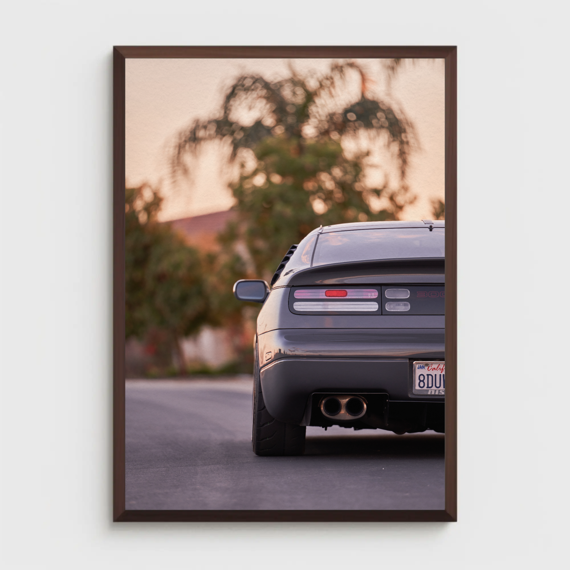 Nissan 300zx Automotive Car Poster #002 - Throttle Designs